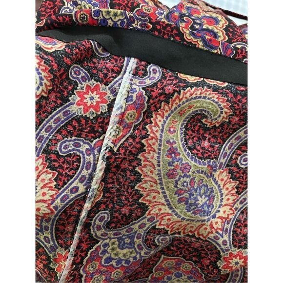 Vintage Paisley Dress 80s does 50s - Picture 5 of 5